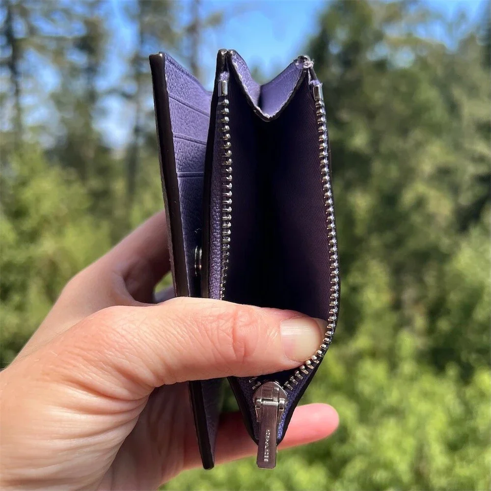 Coach silver purple